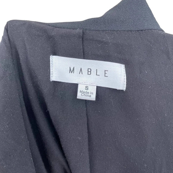 Mable Crop Blazer Jacket Mini Cut Out Dress Black Size Small - Picture 9 of 11